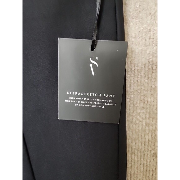 Simply Vera Wang Ultra Stretch Skinny Pants Womens S Black Pull On Seamed NEW - Picture 4 of 10